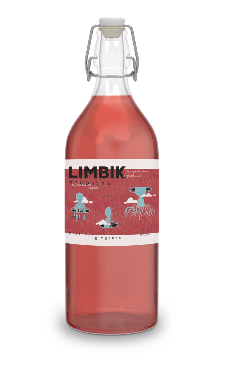 Kombucha d'Hibisc i Gingebre