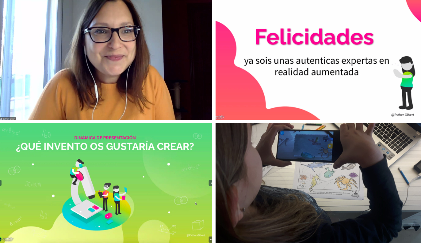 &Eacute;xito del taller de ENGINY-era "Realidad aumentada" para Oracle4Girls