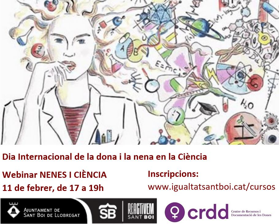 Apunta't al webinar "NENES I CI&Egrave;NCIA" d'ENGINY-era ofert per l'Ajuntament de Sant Boi