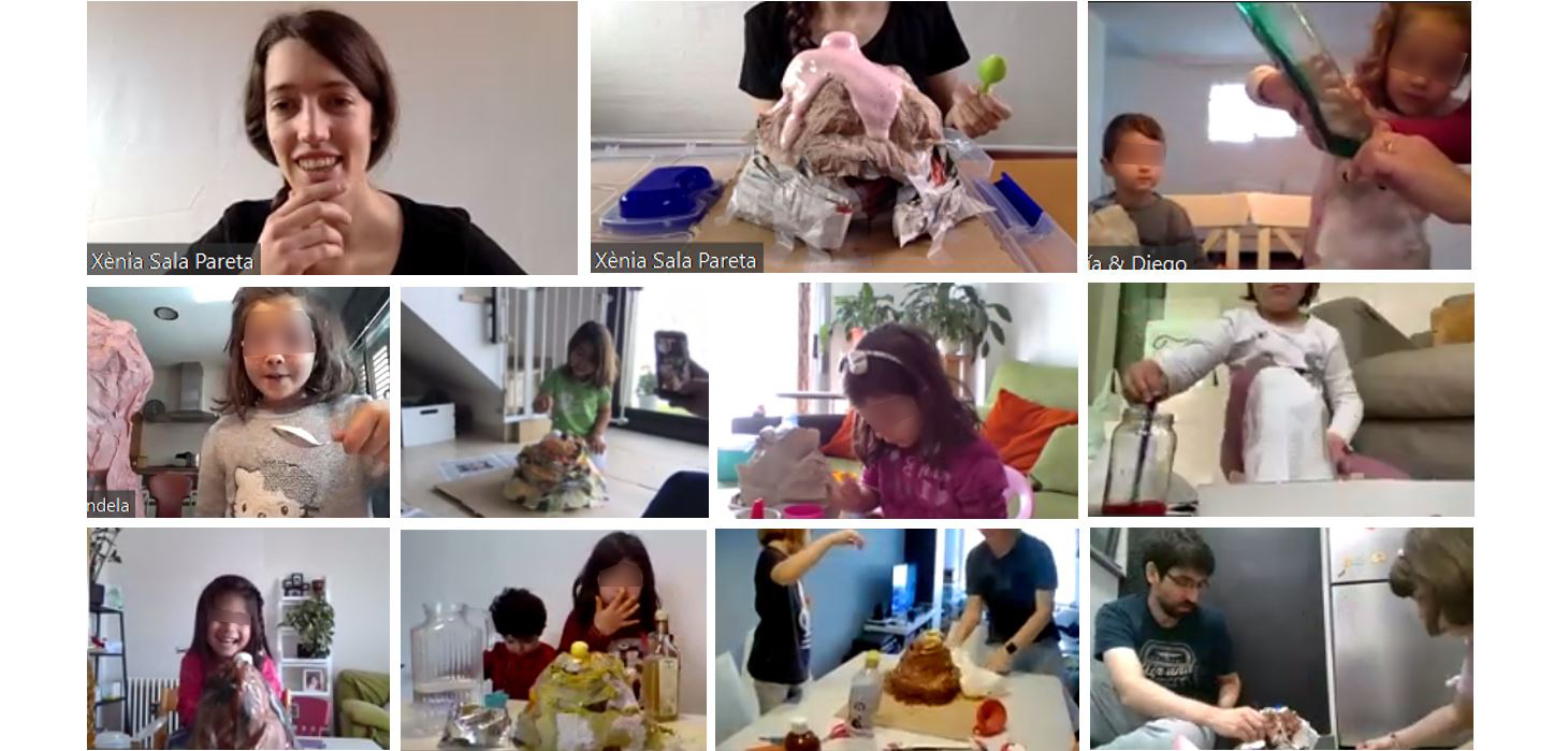 Hoy hemos realizado un taller de ciencias en el Proyecto Oracle4Girls