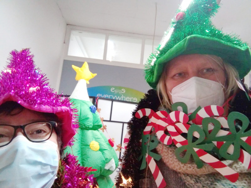 Some festive teachers!