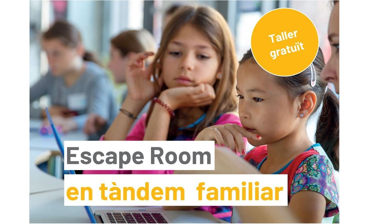 Inscripcions obertes al taller ESCAPE ROOM EN T&Agrave;NDEM FAMILIAR per a nenes de 8 a 14 anys!