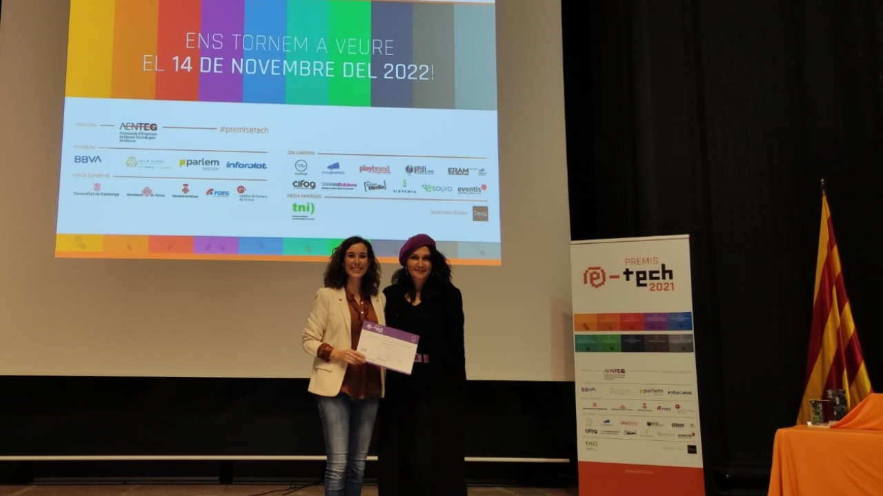 Vesteix-Tech és finalista al Premi E-Tech a la categoria de millor producte, servei o projecte tecnològic gironí!
