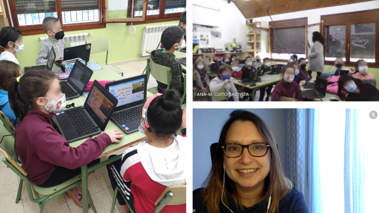 Taller online de programació amb l'escola Sant Ròc de la Vall d'Aran