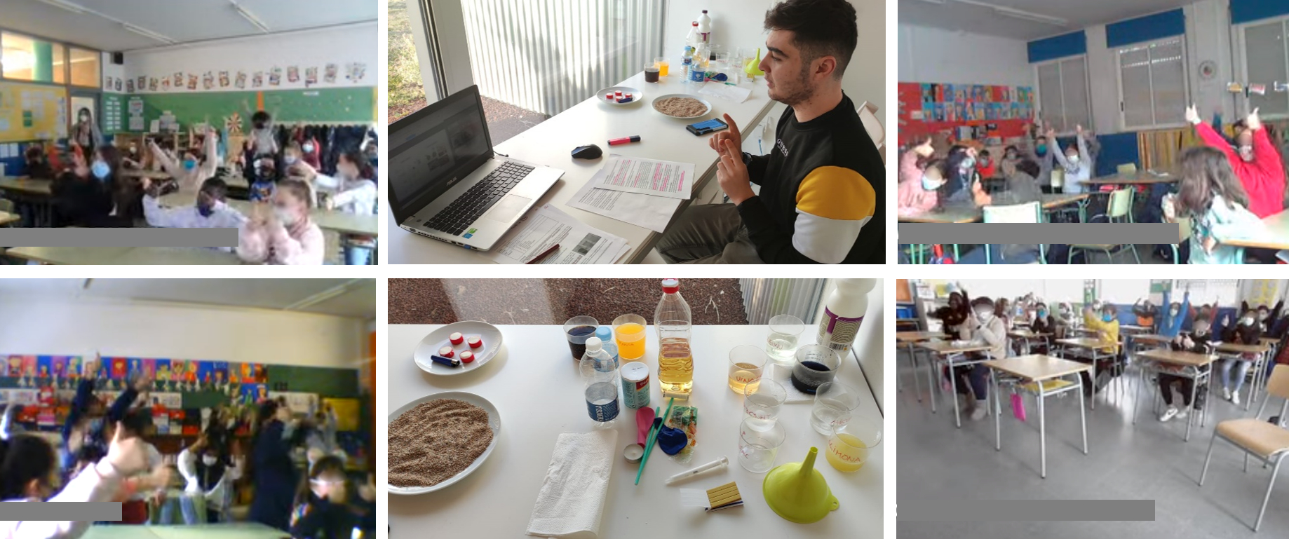Taller online de reaccions qu&iacute;miques amb l'escola Sant Vicen&ccedil; de Mollet del Vall&egrave;s