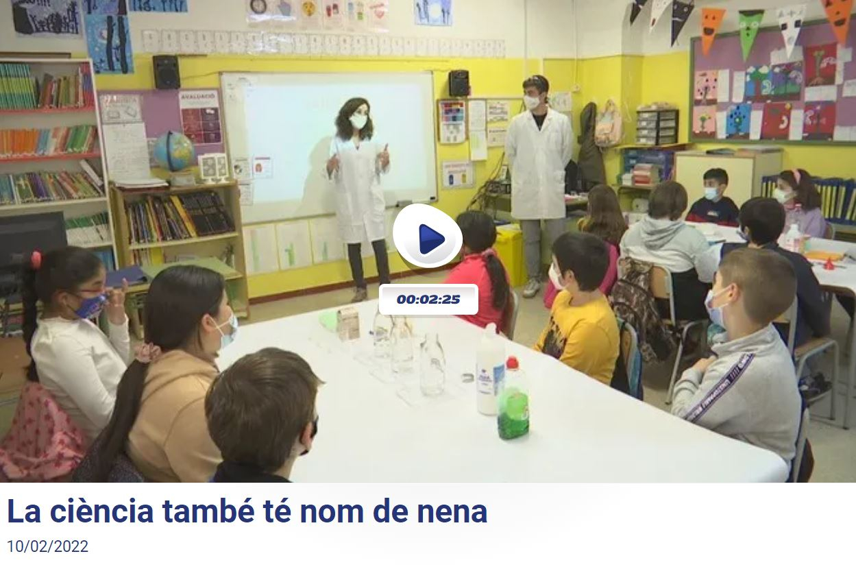 ENGINY-era surt a l'InfoK del S&uacute;per 3 en motiu del Dia de la Nena i la Dona en la Ci&egrave;ncia!!!