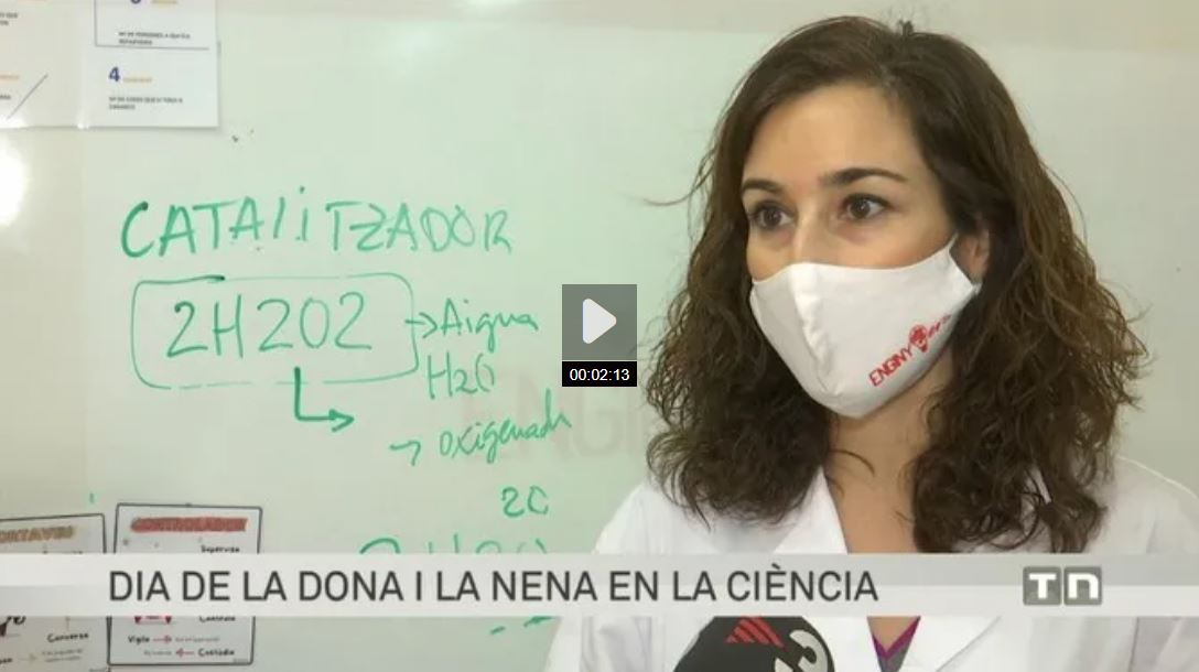 La era ENGINY aparece en Telenot&iacute;cies de TV3 con motivo del D&iacute;a de las Ni&ntilde;as y Mujeres en la Ciencia!!
