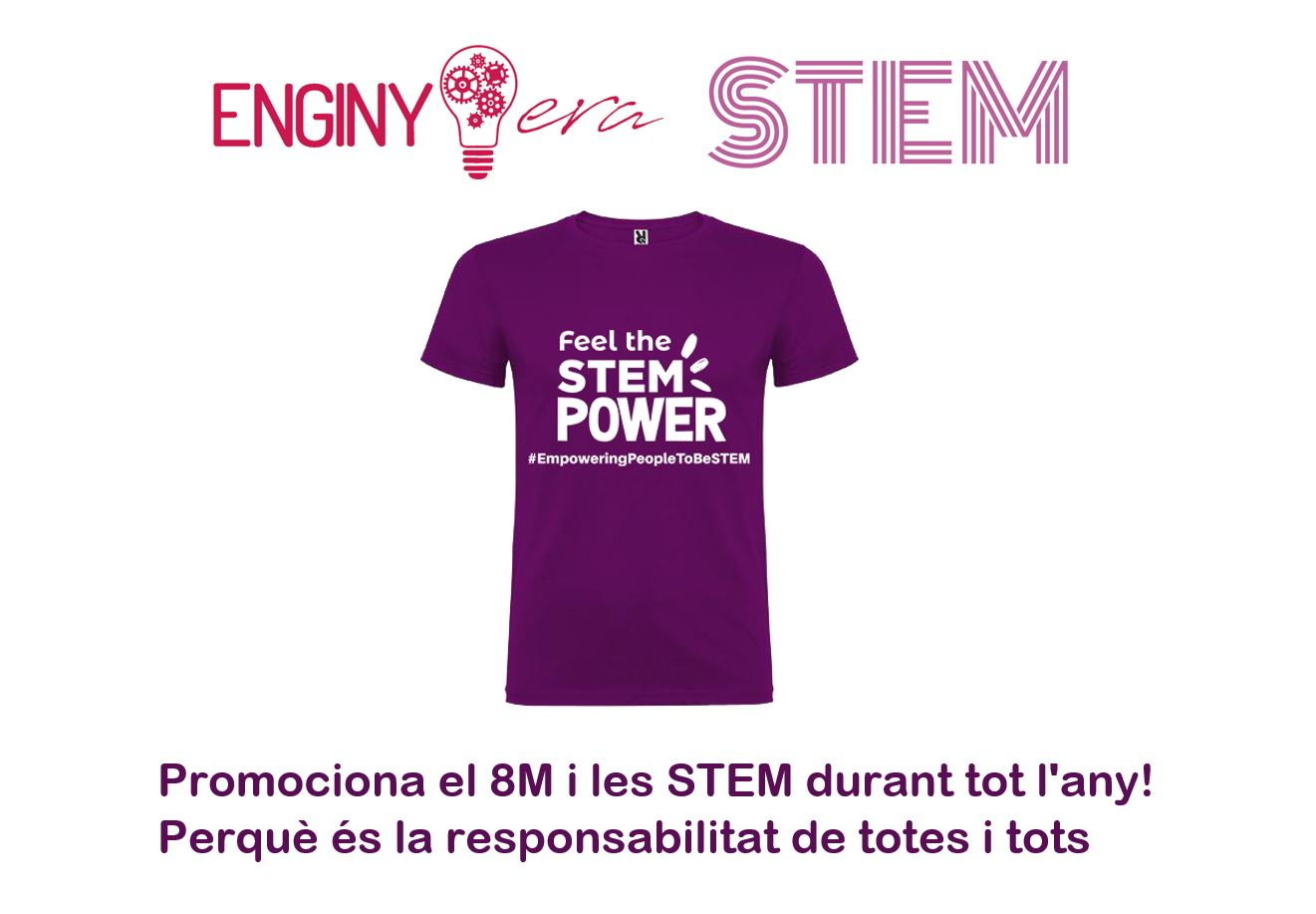 Busquem persones, entitats i empreses que vulguin promocionar el 8M i les STEM durant tot l'any!!! Perqu&egrave; &eacute;s la responsabilitat de totes i tots
