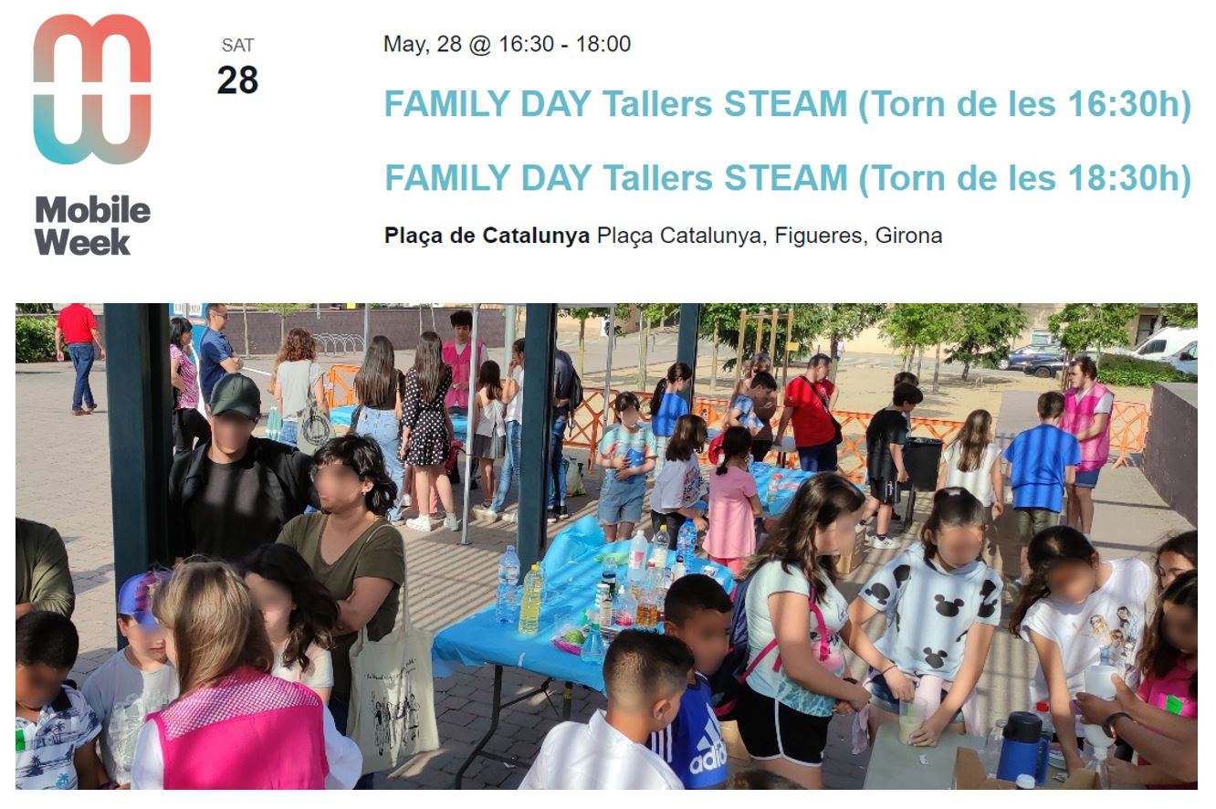 No sabeu qu&egrave; fer aquest dissabte a la tarda? Veniu en fam&iacute;lia a la Fira STEAM d'ENGINY-era de la Mobile Week de Figueres!