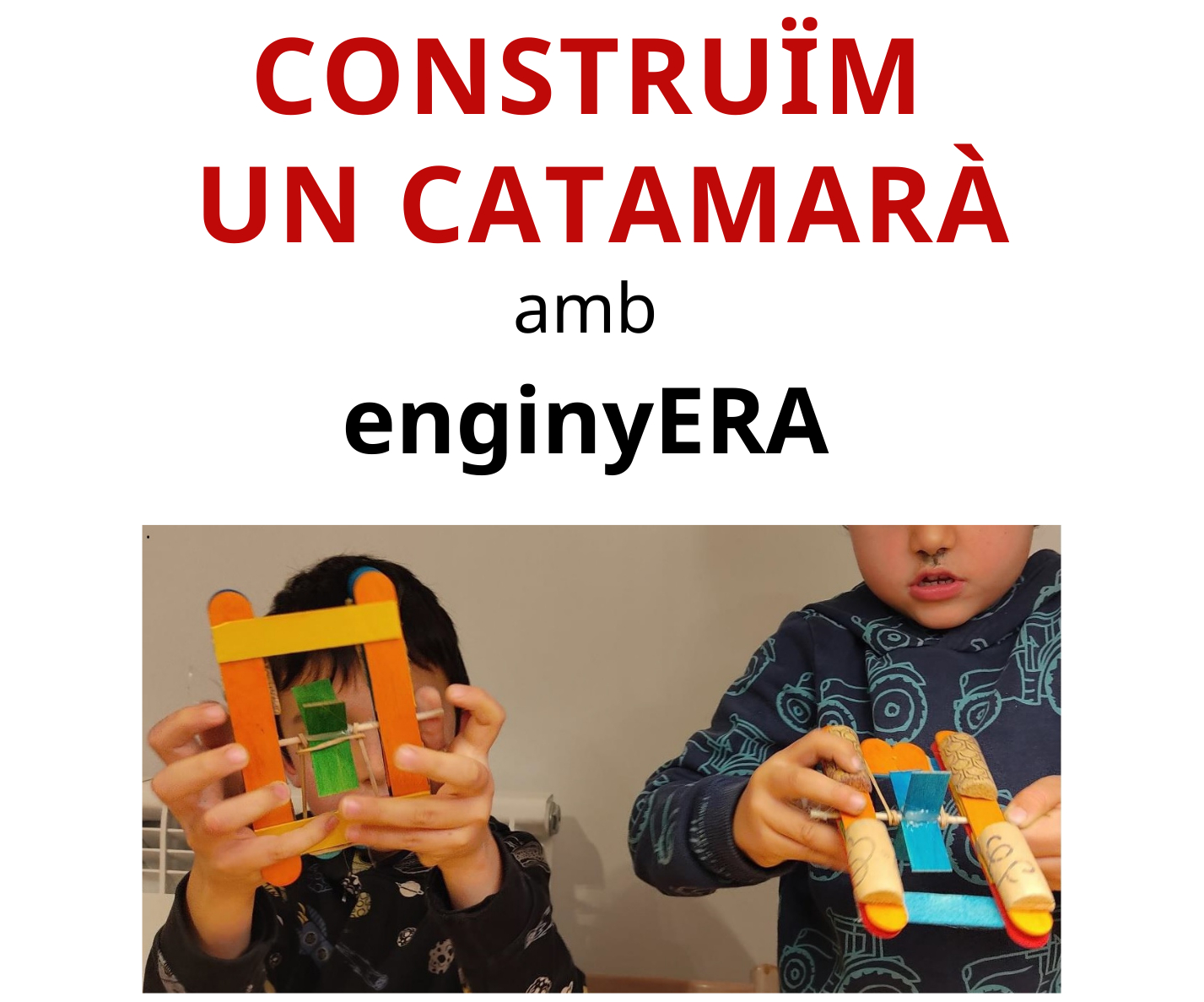 Aquest dijous farem el taller d'enginyeria "Constru&iuml;m un catamar&agrave;" a Blanes per celebrar la setmana del Mar. T'hi apuntes?