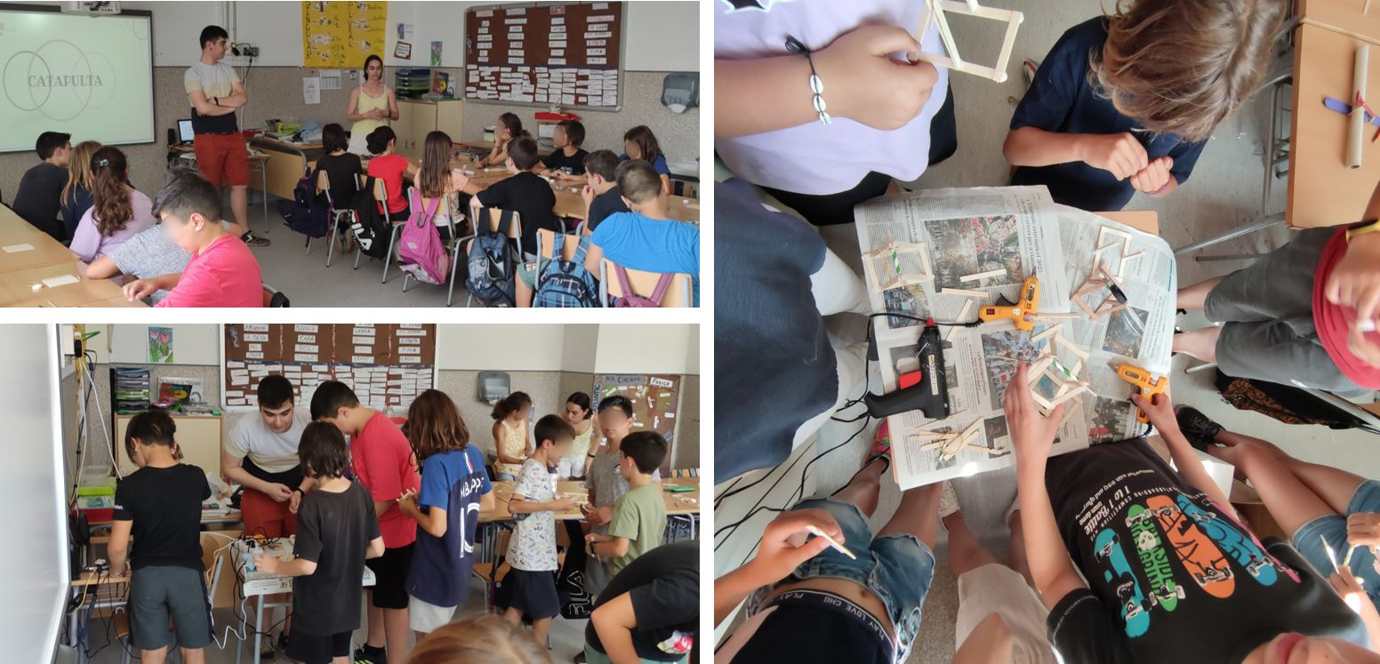 Taller d'enginyeria a l'escola El Roure amb el suport de la Fundaci&oacute; Caixa d'Enginyers