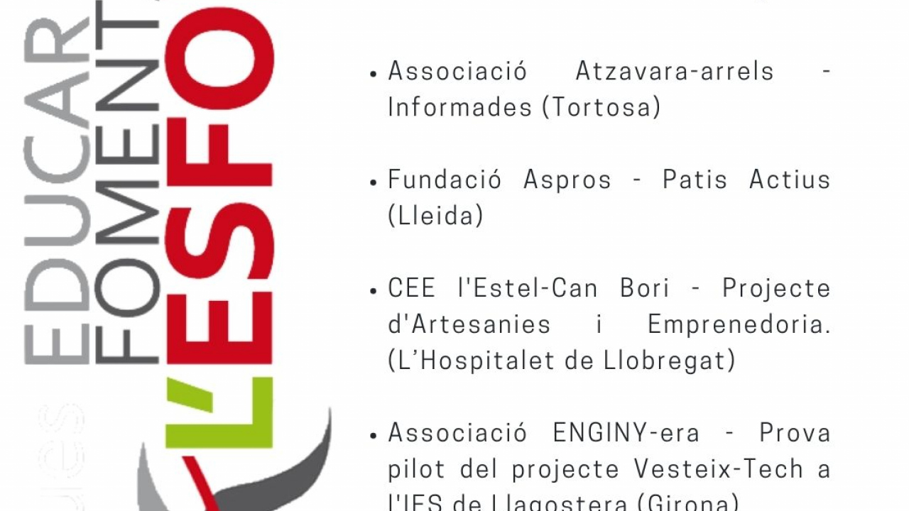 ENGINY-era guanya una de les beques de la Fundació Espavila per portar a terme la prova pilot del projecte Vesteix-Tech a l'IES de Llagostera