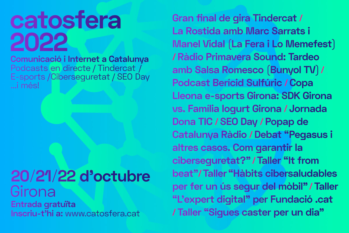 Apunta't a la Catosfera Girona, el punt de trobada de la Internet catalana, on ENGINY-era participa