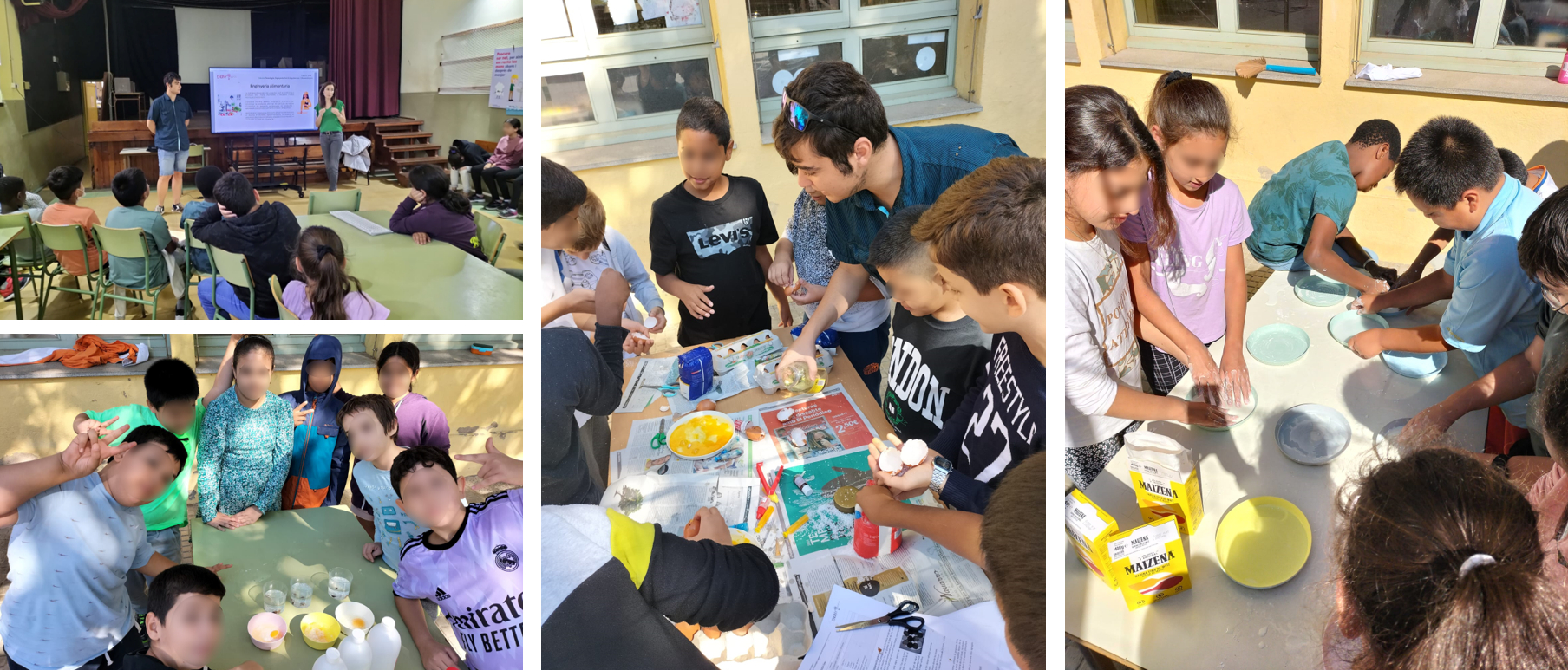 Taller de ci&egrave;ncia a la cuina a l'escola Santa Eug&egrave;nia de Girona gr&agrave;cies al suport de la Fundaci&oacute; Caixa d'Enginyers