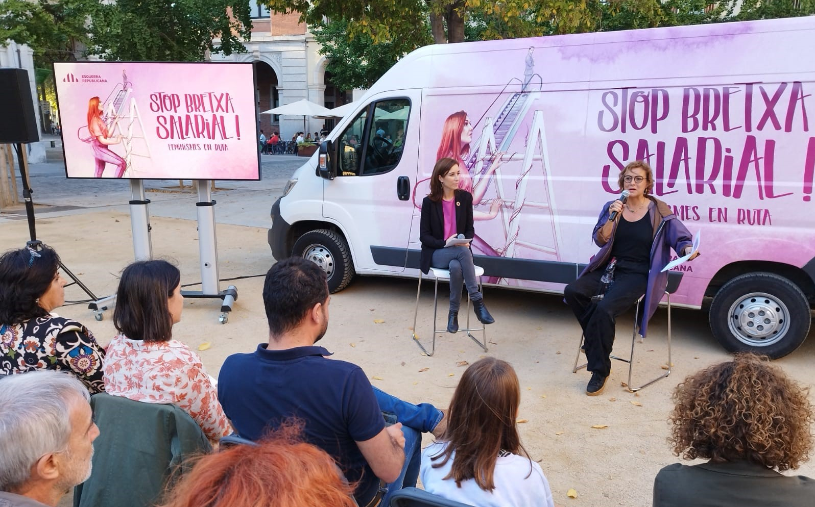 ENGINY-era participa en la campanya "Stop bretxa salarial! Feminisme en ruta"
