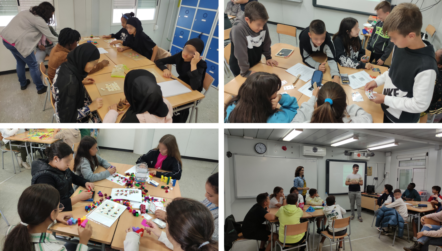 Taller "Matemix" a l'Institut del Ter de Manlleu gr&agrave;cies al suport de la Fundaci&oacute; Caixa d'Enginyers