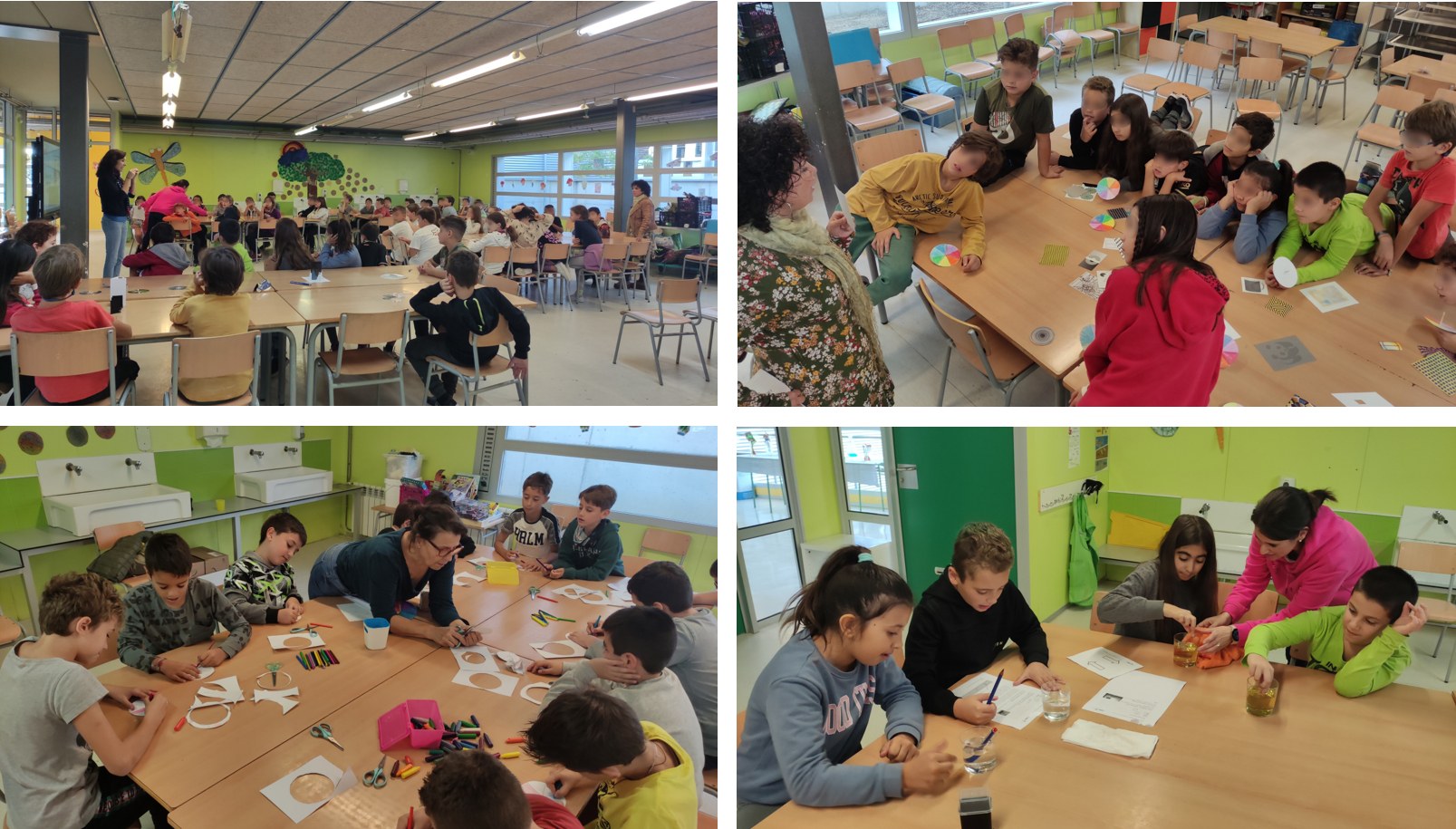 Celebrem la setmana de la Ci&egrave;ncia a l'escola La Sagrera amb un taller de fen&ograve;mens &ograve;ptics. Amb el suport de la Fundaci&oacute; Caixa d'Enginyers