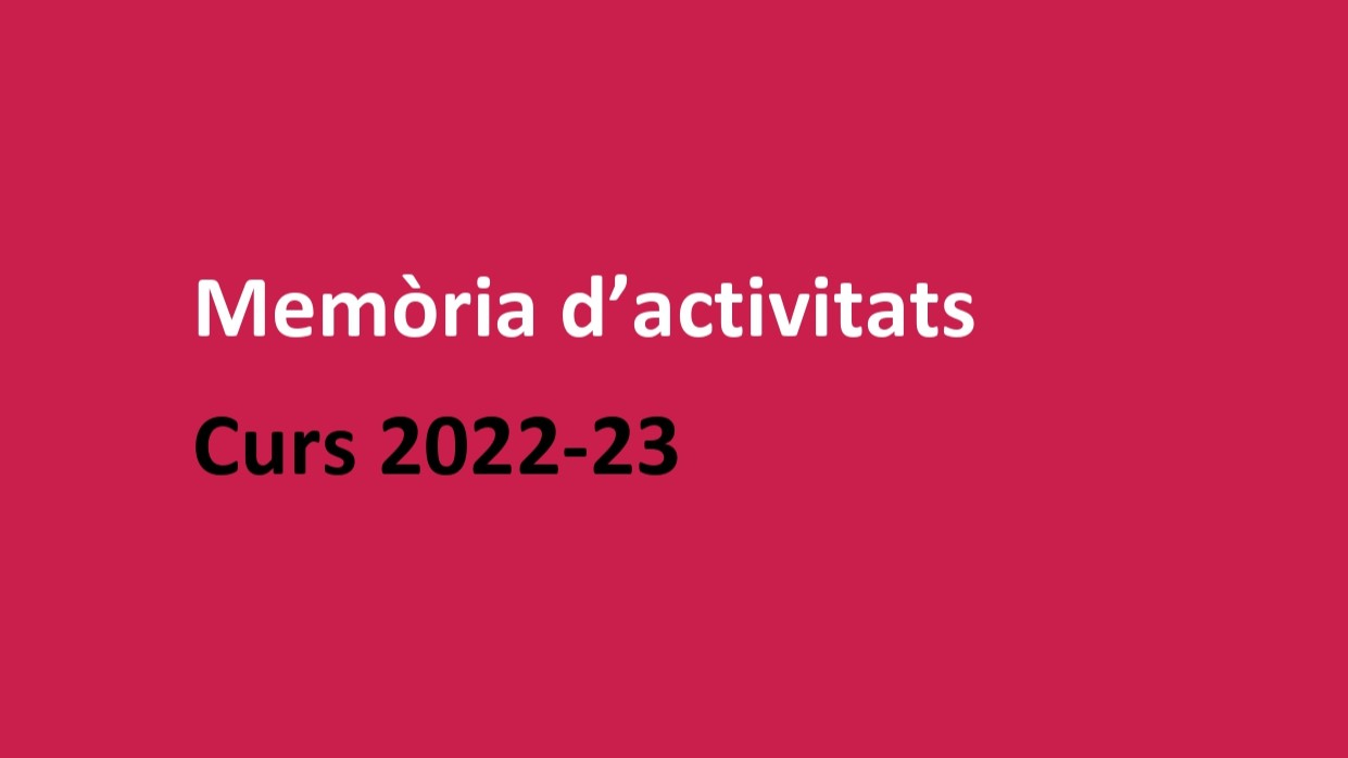Tanquem el curs 2022-23 i marxem de vacances per carregar les piles pel curs vinent!!