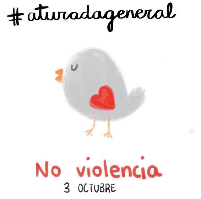 Avui 3 d'Octubre participem en l'aturada general. Tornem dem&agrave; en l'horari habitual