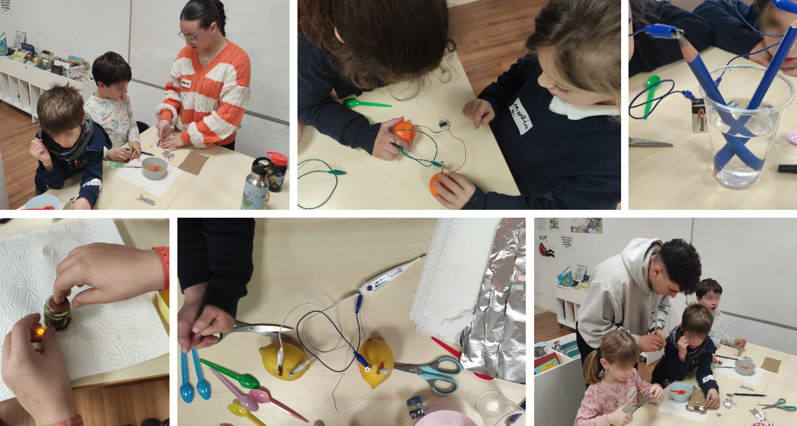 1r taller cient&iacute;fic amb la canalla de Quart on hem produ&iuml;t energia amb piles casolanes!