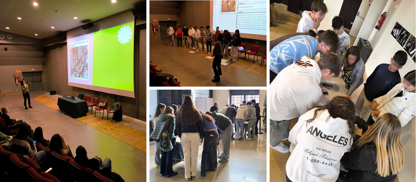 Portem a terme la pon&egrave;ncia interactiva "Diversitat, IA i futur del treball" a l'institut La Bisbal