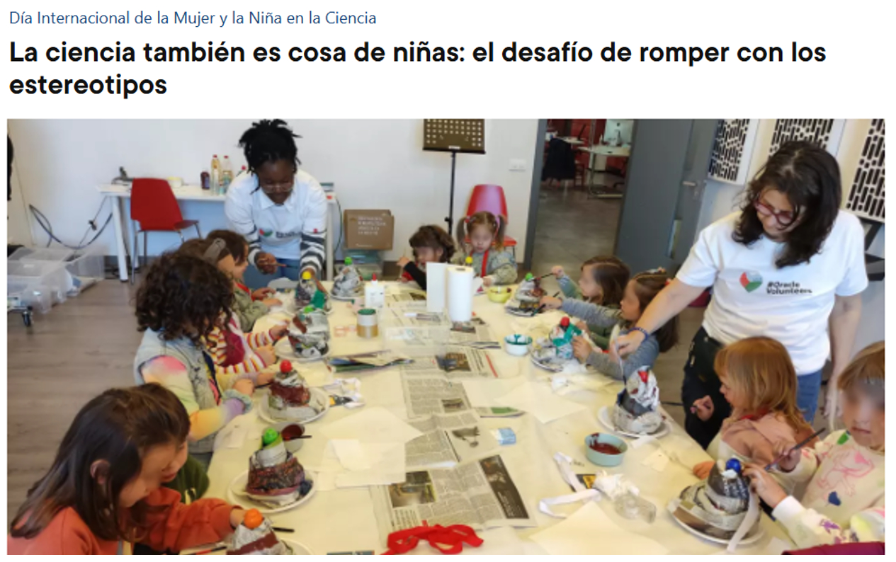 ENGINY-era dona l'opini&oacute; en l'article de Prensa Ib&eacute;rica en motiu del Dia de la Nena i la Dona en la Ci&egrave;ncia