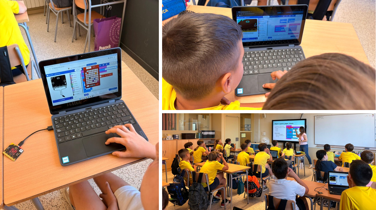 Tallers tecnol&ograve;gics a l&rsquo;Escola Madrenc en el marc de la Gitech