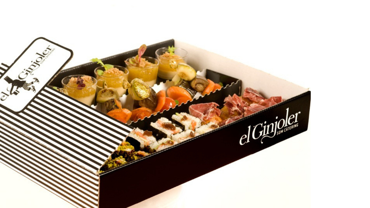 Menu of appetizers and dishes to take home